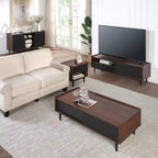 Set di 2 comodini a coste moderni Duane con cassetto - Manhattan Comfort
