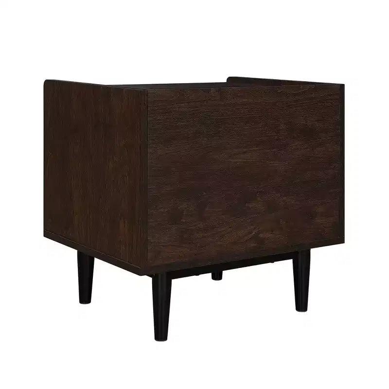 Set di 2 comodini a coste moderni Duane con cassetto - Manhattan Comfort