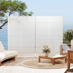 Schermo per la privacy in metallo da esterno 72"H x 47"W – Pannello recinzione autoportante per patio