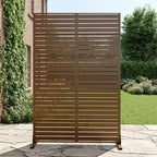 Schermo per la privacy in metallo da esterno 72"H x 47"W – Pannello recinzione autoportante per patio