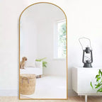 Specchio a tutta altezza con cornice in metallo – Decorativo da parete e da terra