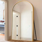 Specchio a tutta altezza con cornice in metallo – Decorativo da parete e da terra
