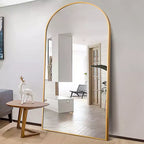 Specchio a tutta altezza con cornice in metallo – Decorativo da parete e da terra